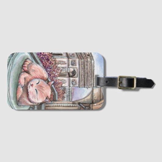 くつろぎ ラゲッジタグ (正面横)