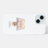 くつろぐ本の愛好家 | 週末は本に埋もれる Case-Mate iPhoneケース (裏面 (横))
