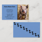 くねくね豚の飼育者 名刺 (正面/裏面)