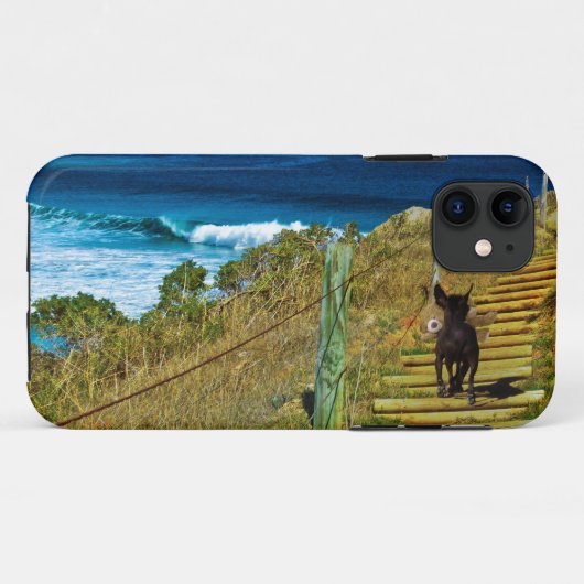くねで中国のした子犬と一緒にテディを盗む、 Case-Mate iPhoneケース (裏面(横))