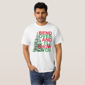 くねりおよび私はクリスマスを示します。 Tシャツ (正面フル)
