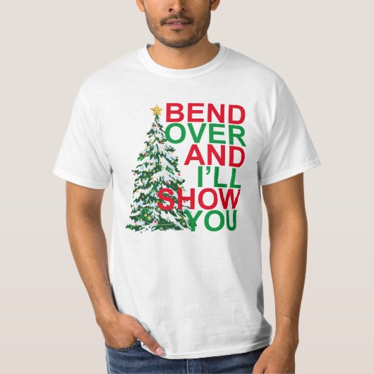 くねりおよび私はクリスマスを示します。 Tシャツ (正面)