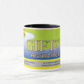 くねりのまわりのギフト マグカップ (中央)