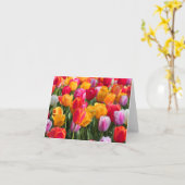 くぼんだGardens1 2013年の春時間 カード (黄色い花)