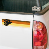 くまおよびカブスのコミュニティLGBTゲイプライド旗 バンパーステッカー (トラック上)