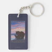 くまおよびカブス-アンカレッジ、アラスカ キーホルダー (裏面)