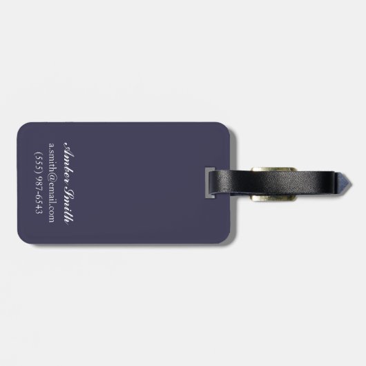 くまおよびカブス-カレー、アラスカ ラゲッジタグ (裏面横)