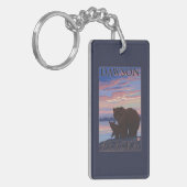 くまおよびカブス-ドーソン、アラスカ キーホルダー (正面左)