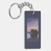 くまおよびカブス-ドーソン、アラスカ キーホルダー (正面左)