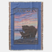 くまおよびカブス-ドーソン、アラスカ スローブランケット (正面縦)