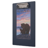 くまおよびカブス- Skagway、アラスカ クリップボード (左)