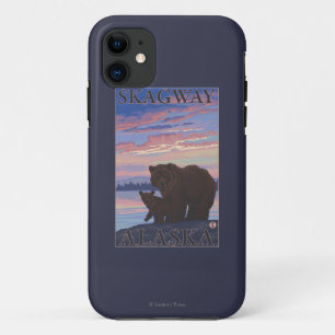 くまおよびカブス- Skagway、アラスカ iPhone 11 ケース
