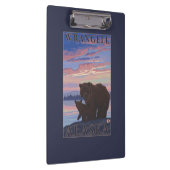 くまおよびカブス- Wrangell、アラスカ クリップボード (右)