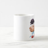 くまおよび猫のマグ コーヒーマグカップ (中央)