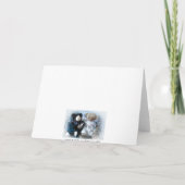 くまからの結婚式の花束 カード (裏面)