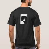 くまがある挑戦 Tシャツ (裏面)