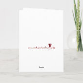 くまさんとっても愛してる カード (裏面)