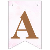 くまさんと熱気球の1歳の誕生日 バンティングフラッグ (第3の旗)