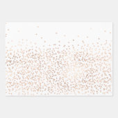 くまさんと蜂の1歳の誕生日 ラッピングペーパーシート (正面2)