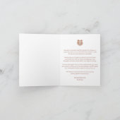 くまさんのかわいい誕生日感謝カード – テディベア サンキューカード (内部)