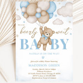 くまさんもワクワク赤ちゃんのお迎え Baby Shower 招待状