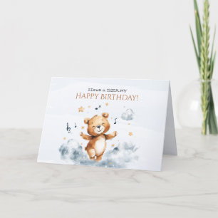 くまさんハッピーバースデーカード サンキューカード