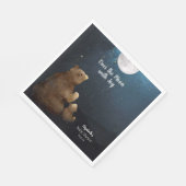 くまちゃんお月見 スタンダードランチョンナプキン (角)