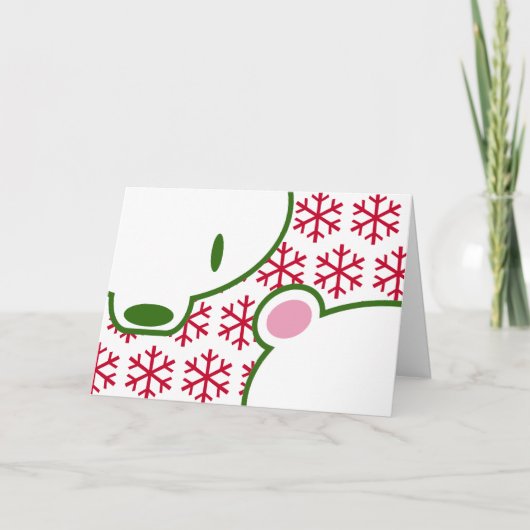 くまちゃんホリデー シーズンカード (正面)