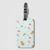 くまとおんなのこ ラゲッジタグ (正面縦)