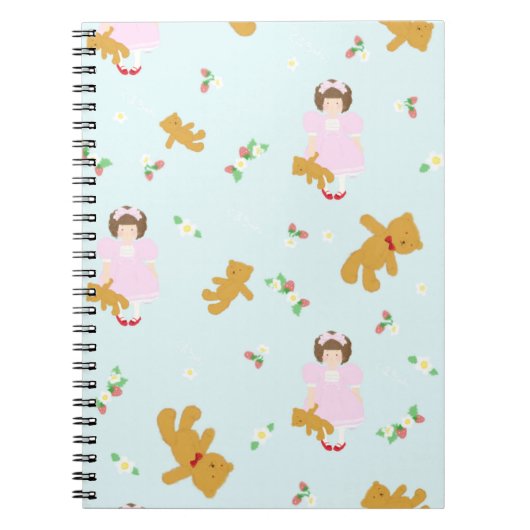 くまとおんなのこnote ノートブック (正面)