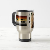 くまのうなり声、くまのプライド、くま トラベルマグ (正面左)