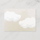 くまのぬいぐるみと風船の本 赤ちゃんのカード エンクロージャーカード (裏面)