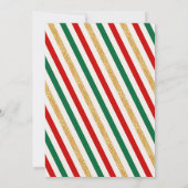 くまのぬいぐるみベイビーシャワー、サンタベイビーシャワー 招待状 (裏面)