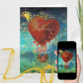 くまのぬいぐるみ誕生日カード シーズンカード