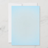 くまのぬいぐるみ風船 赤ちゃん歓迎パーティー招待状 招待状 (裏面)