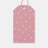 くまのぬいぐるみ 水兵さん 女の子の誕生日パーティー ギフトタグ (裏面)