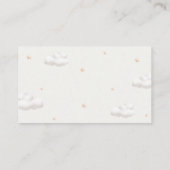 くまのぬいぐるみ 男女兼用 おむつ ラッフル 封筒 エンクロージャーカード (裏面)