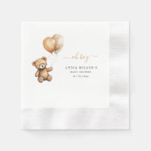 くまのぬいぐるみ 風船 ベビーシャワー 男女兼用