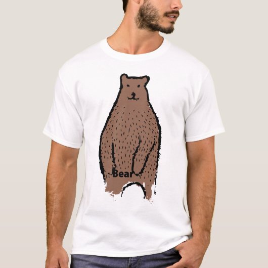 くまのアイデンティティのTシャツ Tシャツ (正面)