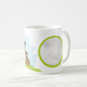 くまのオーガニックな惑星のカスタムのマグ コーヒーマグカップ (正面右)