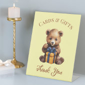 くまのカード＆ギフト 可愛いベビーシャワー 台座サイン