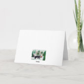 くまのクリスマス ベアのホリデーグリーティングカード。 シーズンカード (裏面)