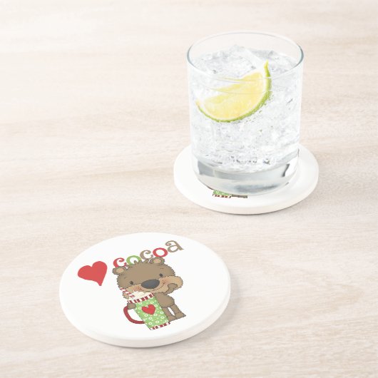 くまのココア愛休日 コースター (側面)