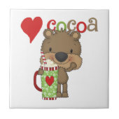 くまのココア愛休日 タイル (正面)