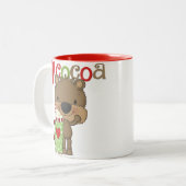くまのココア愛休日 ツートーンマグカップ (正面左)