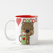 くまのココア愛休日 ツートーンマグカップ (左)