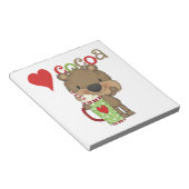 くまのココア愛休日 ノートパッド (アングル)