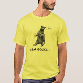 くまのゴーグルのTシャツ Tシャツ