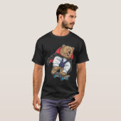 くまのハロウィーン吸血鬼 Tシャツ (正面フル)