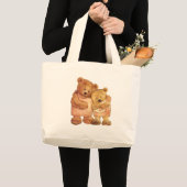 くまのバッグ ラージトートバッグ (正面(商品))